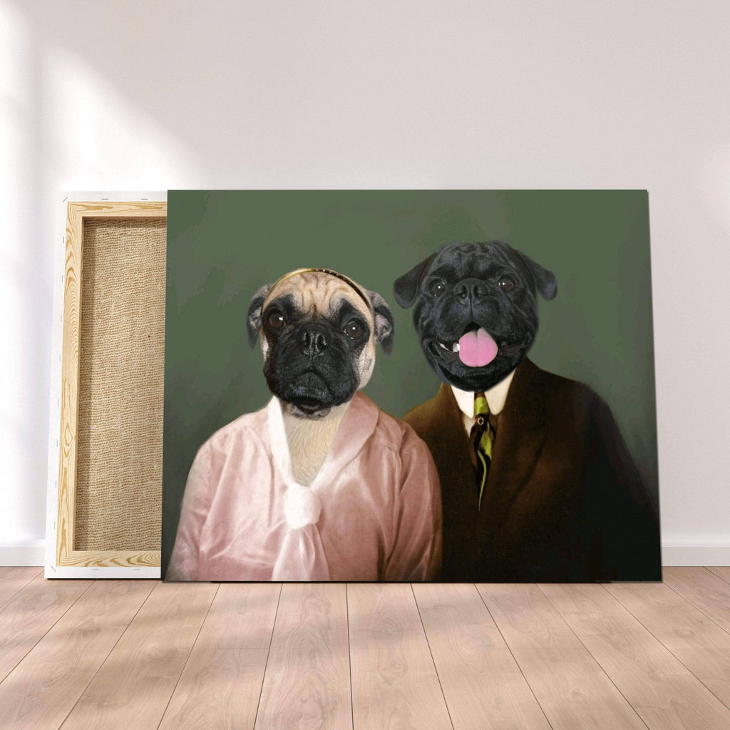 Pablos Tableau Portrait Animaux Couple Classe