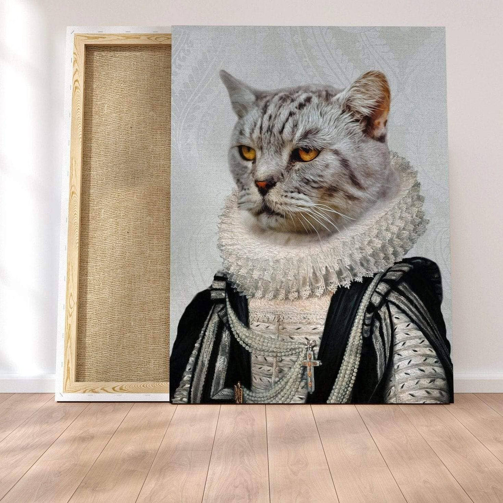 Pablos Tableau Portrait Chat Aristocrate