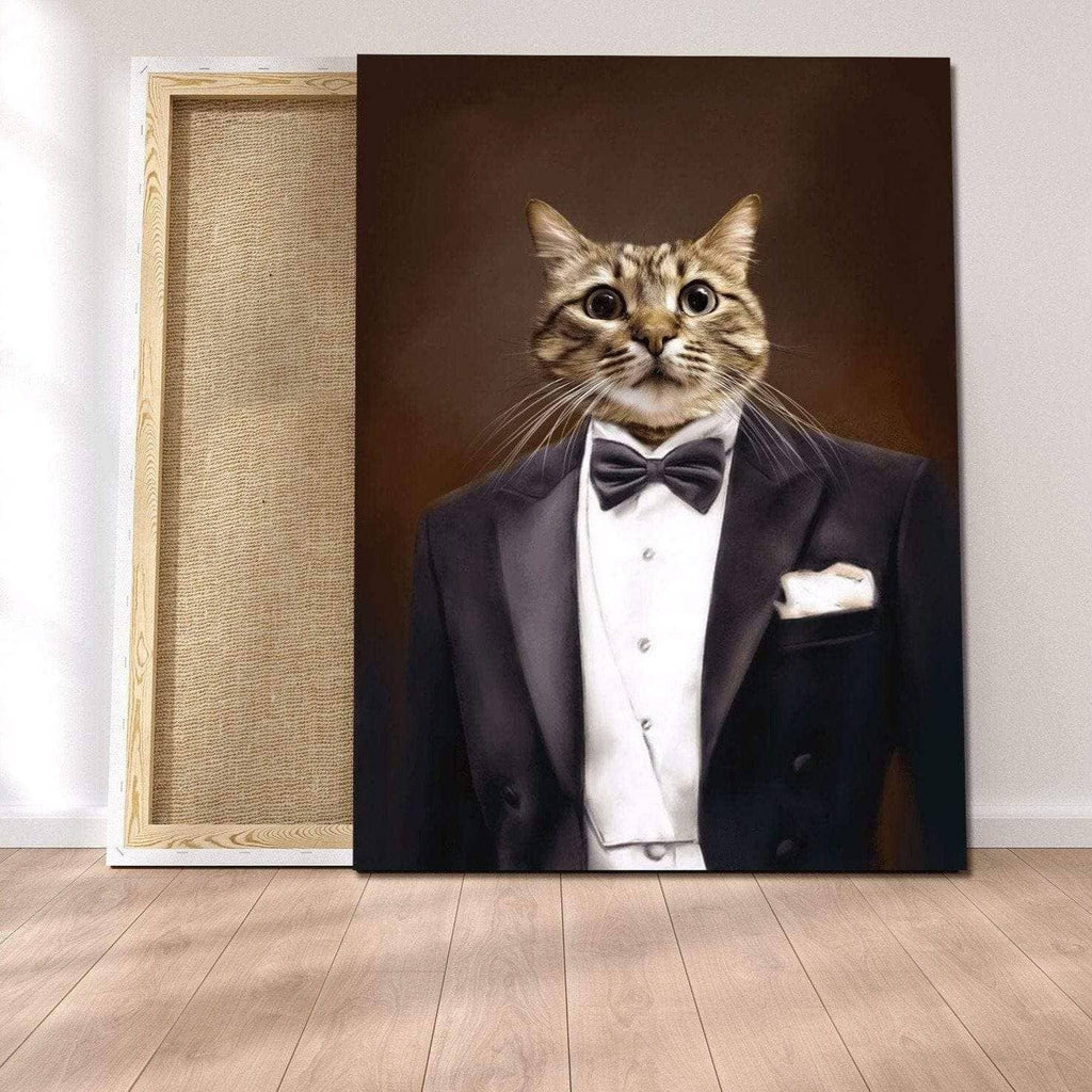 Pablos Tableau Portrait Chat Gentleman