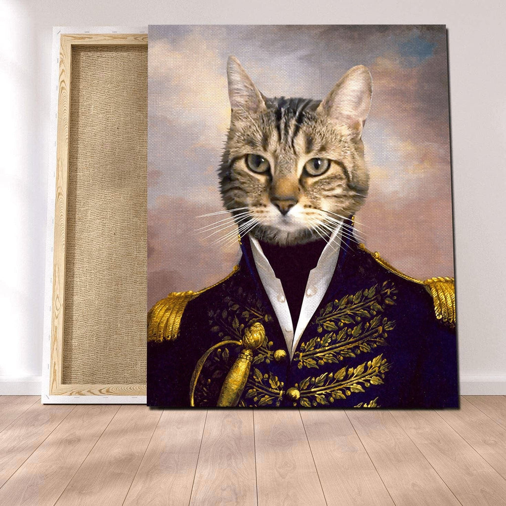 Pablos Tableau Portrait Chat Amiral