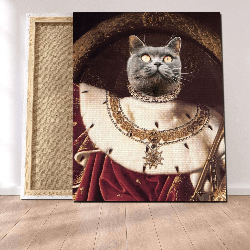 Pablos Tableau Portrait Chat Empereur