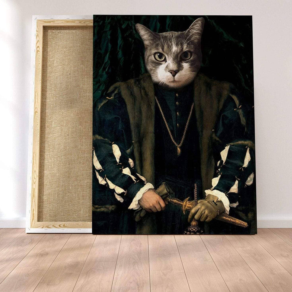 Pablos Tableau Portrait Chat Seigneur