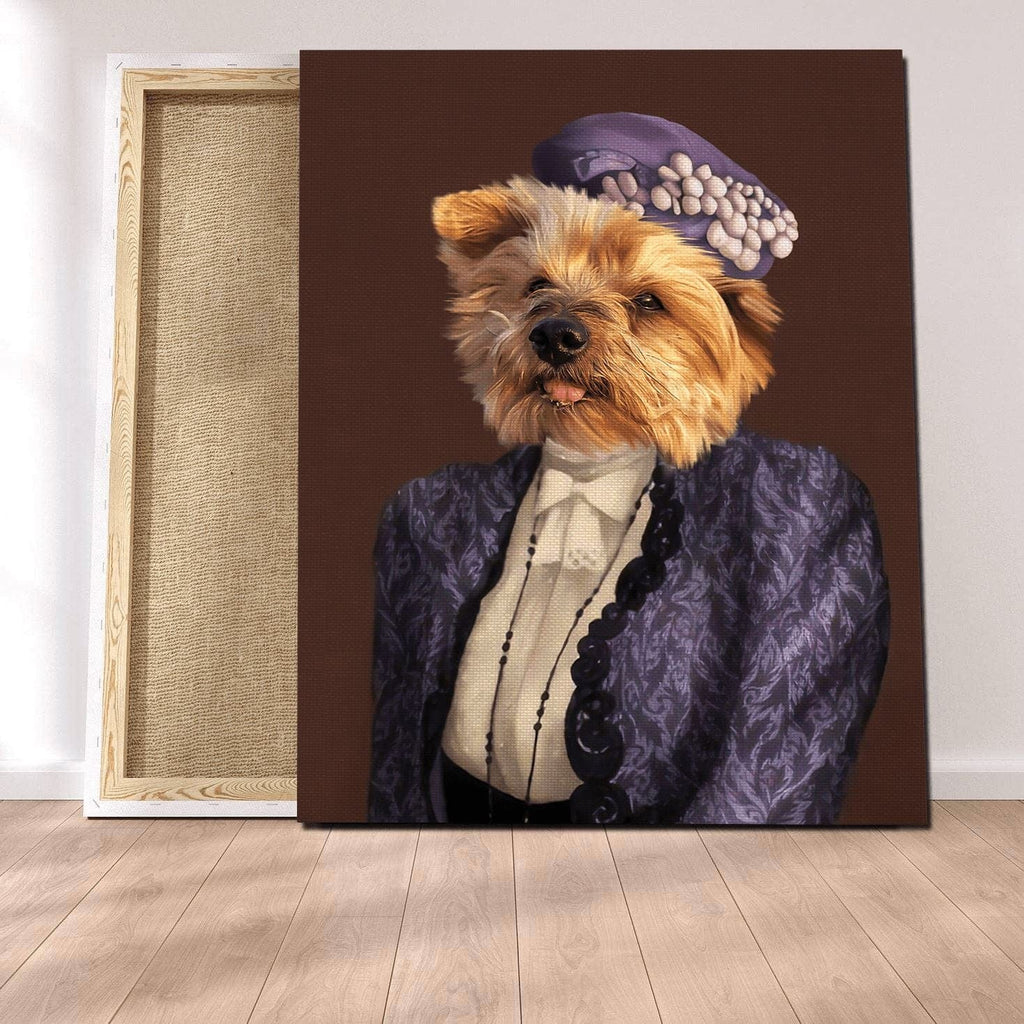 Pablos Tableau Portrait Chien en Costume Personnalisé