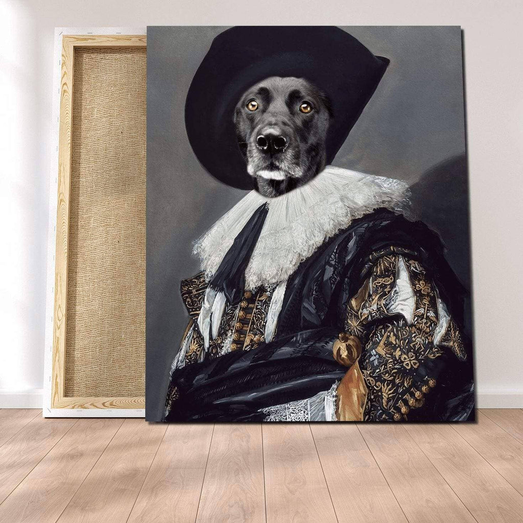 Pablos Tableau Portrait Chien Mousquetaire