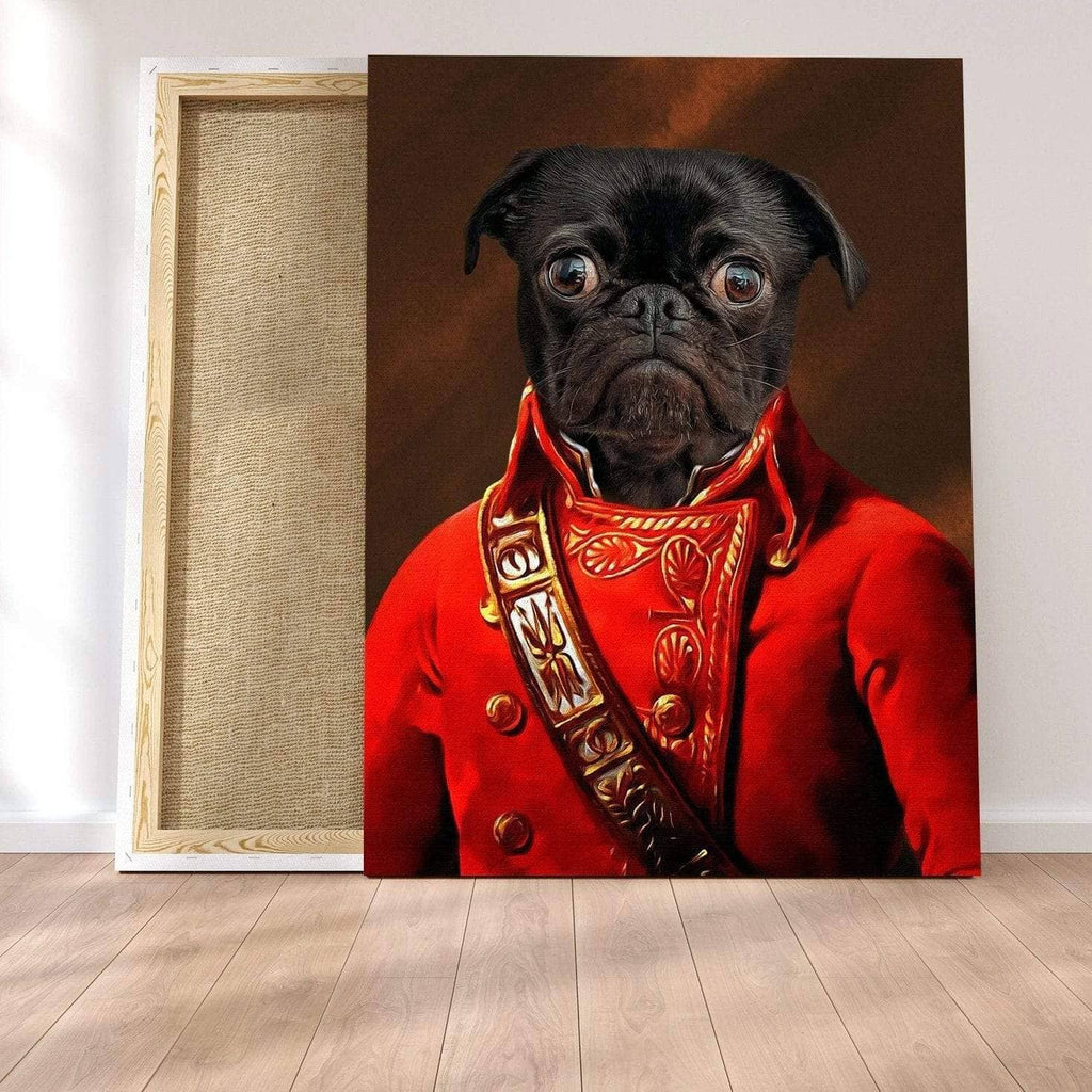 Pablos Tableau Portrait Chien Colonel