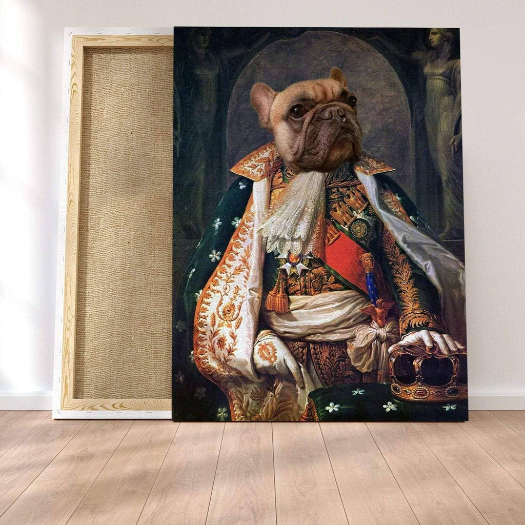 Pablos Tableau Portrait Chien Conquérant