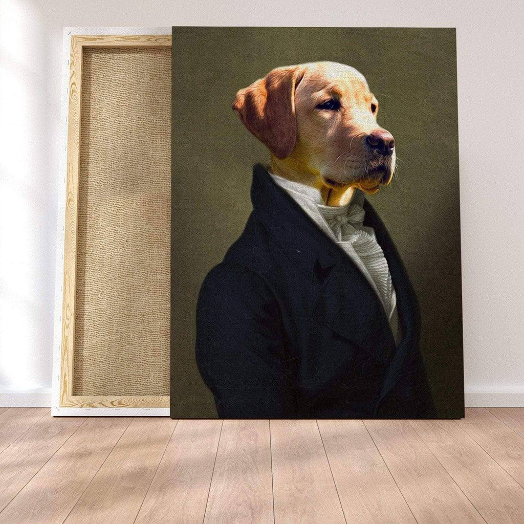 Pablos Tableau Portrait Chien Poète