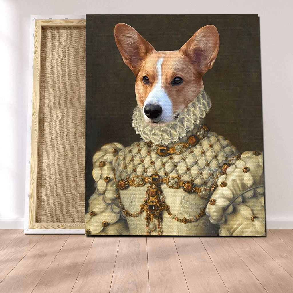 Pablos Tableau Portrait Chien Princesse