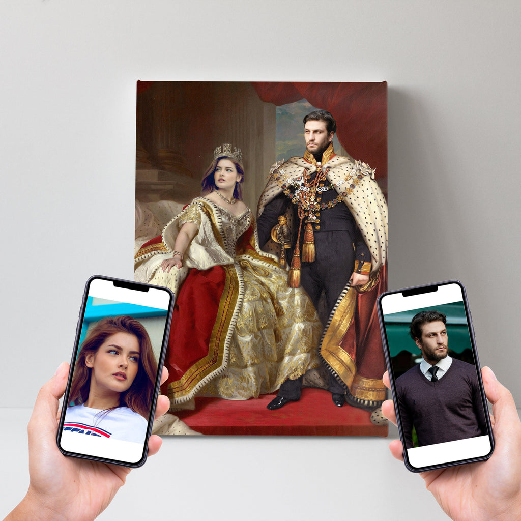 Pablos Tableau Portrait Couple Aristocratique