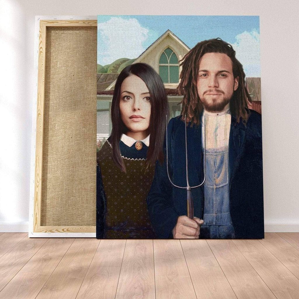 Pablos Tableau Portrait Royal American Gothic