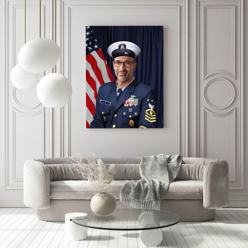 Pablos Tableau Portrait Royal Commandant Marine