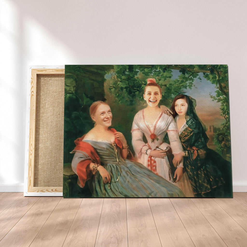 Pablos Tableau Portrait Royal Cousines (Trio)