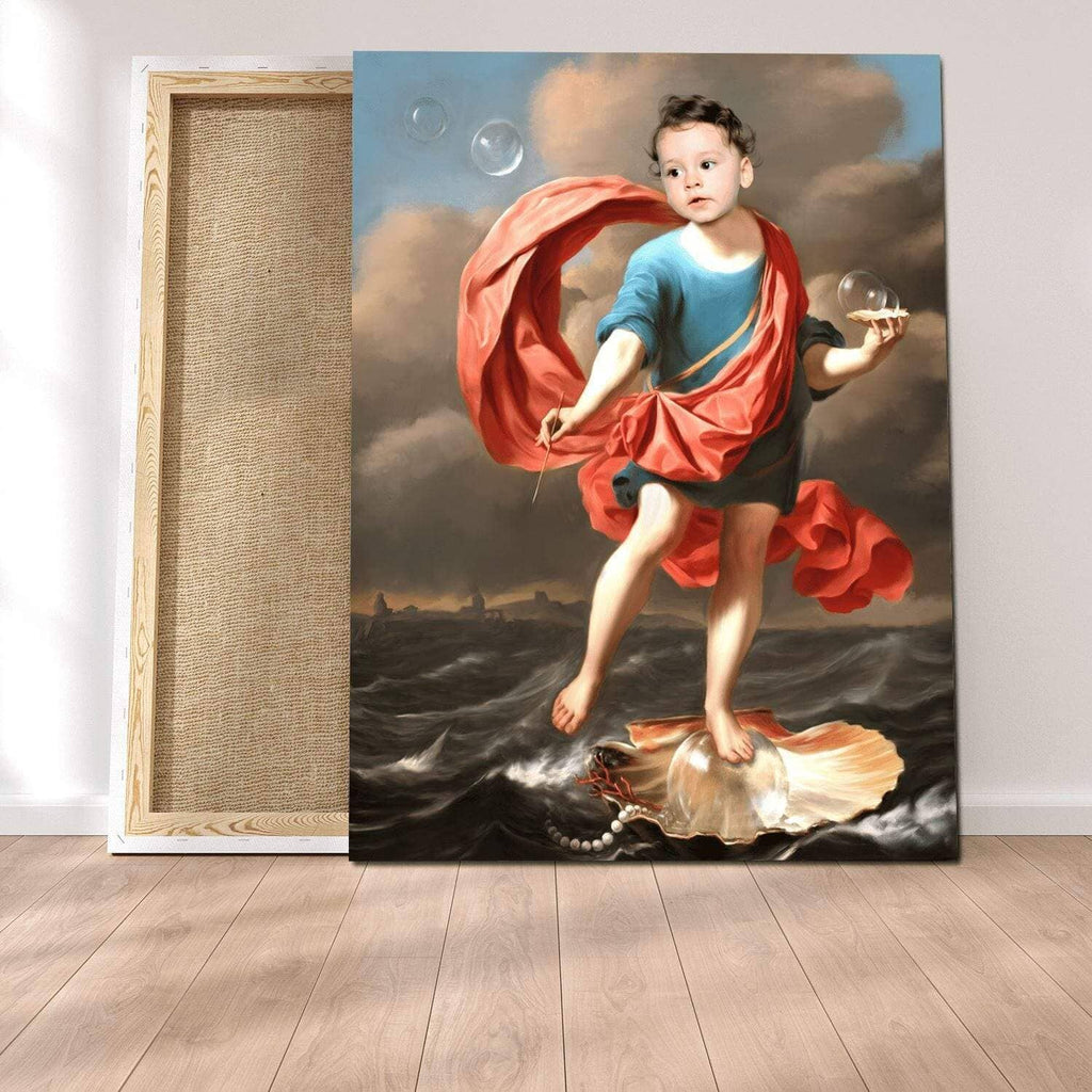 Pablos Tableau Portrait Royal Enfant Bulles