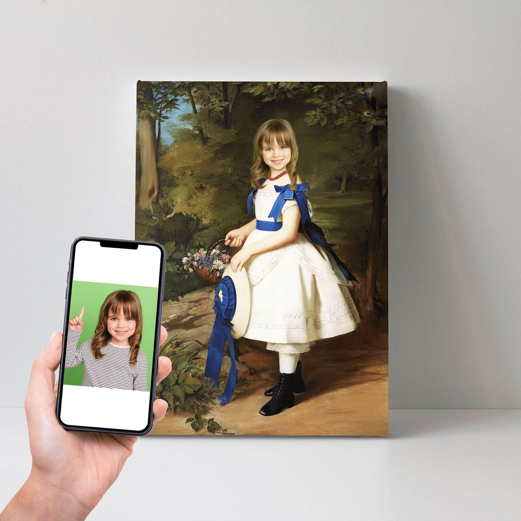 Pablos Tableau Portrait Royal Enfant Princesse