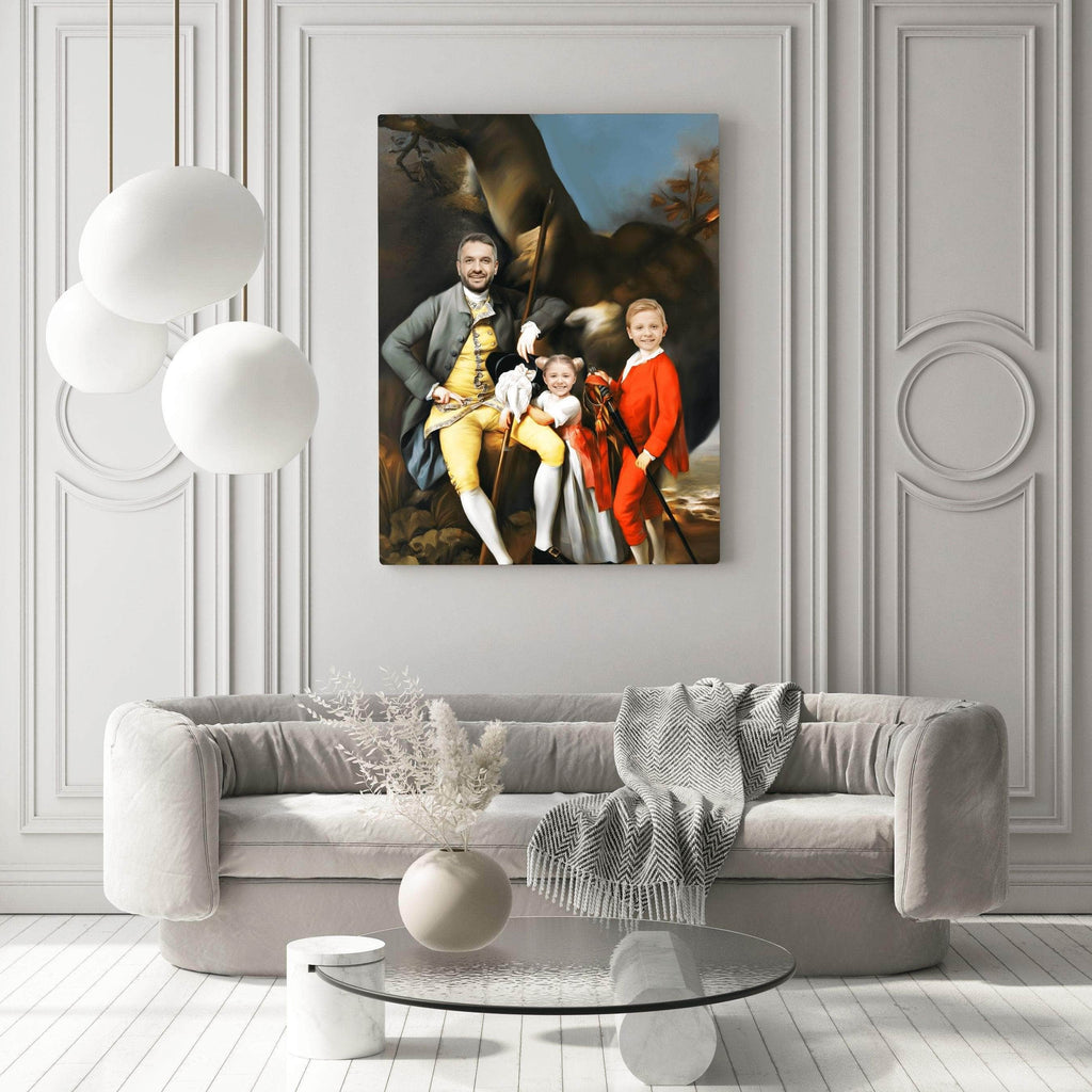 Pablos Tableau Portrait Royal Famille Bandit (Trio)