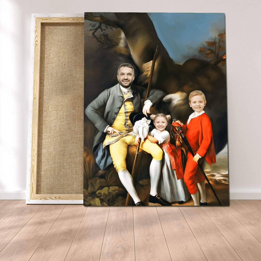 Pablos Tableau Portrait Royal Famille Bandit (Trio)