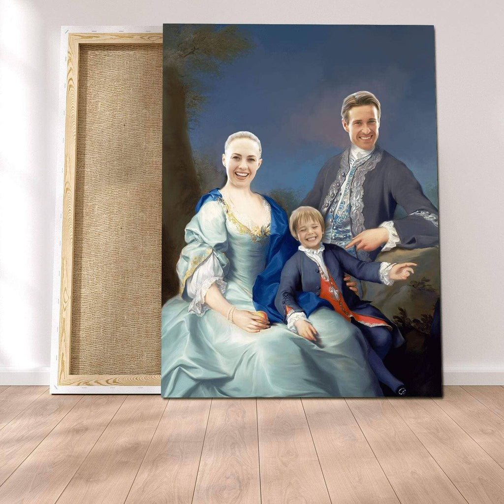 Pablos Tableau Portrait Royal Famille des Bois (Trio)