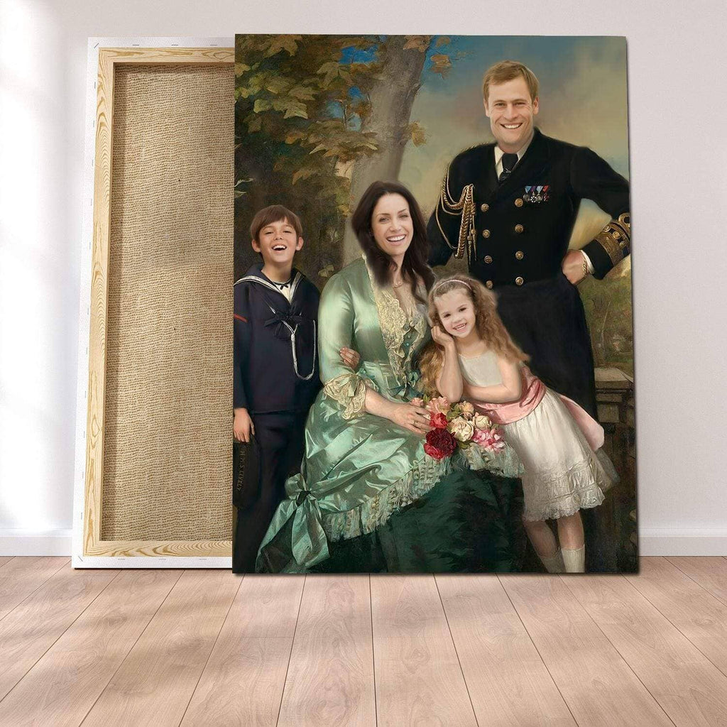 Pablos Tableau Portrait Royal Famille du Lieutenant (Quatuor)