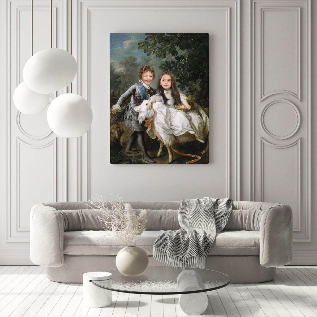 Pablos Tableau Portrait Royal Prince & Princesse