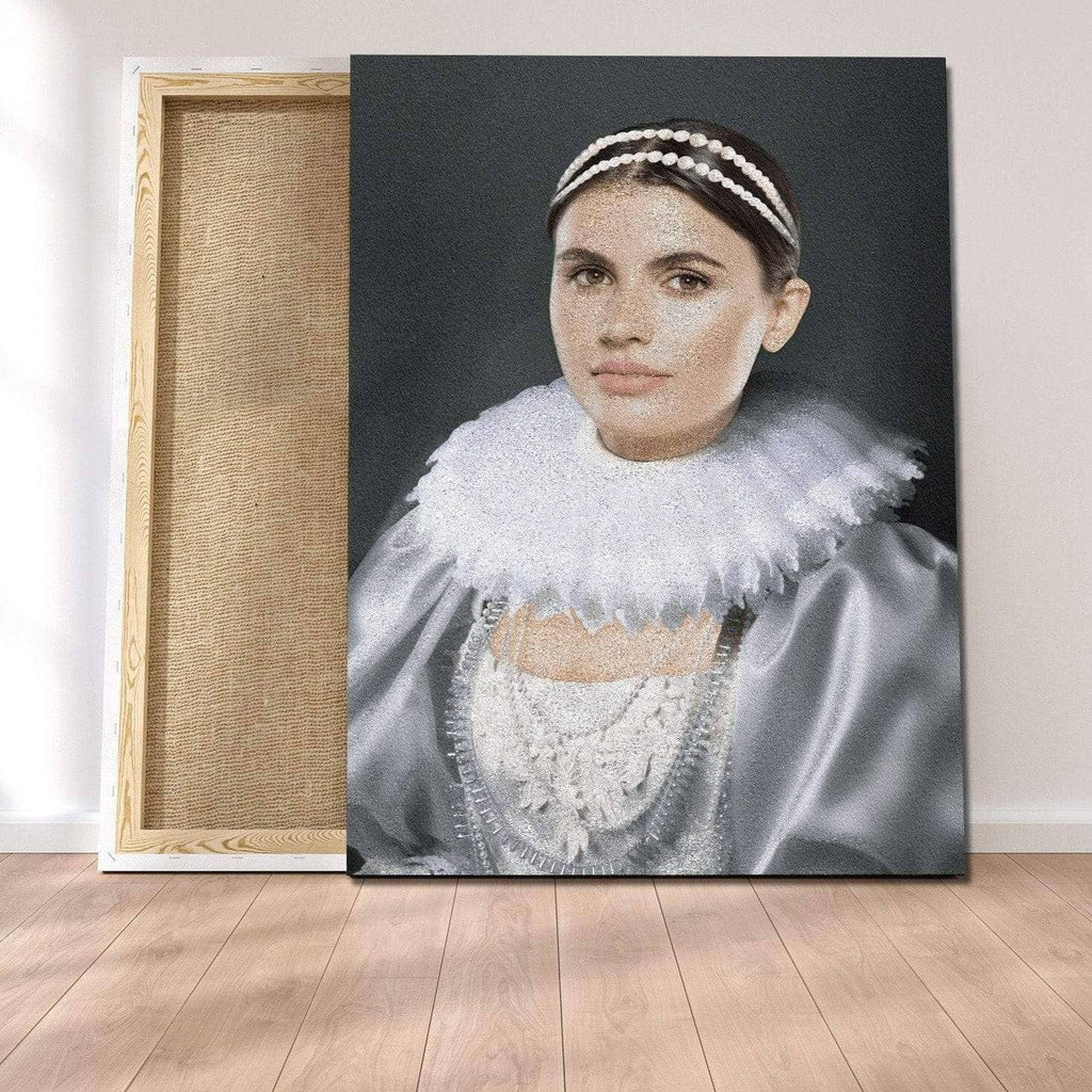 Pablos Tableau Portrait Royal Princesse Blanche