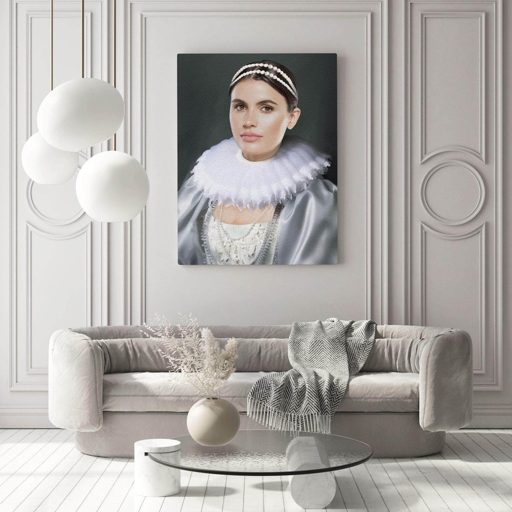 Pablos Tableau Portrait Royal Princesse Blanche