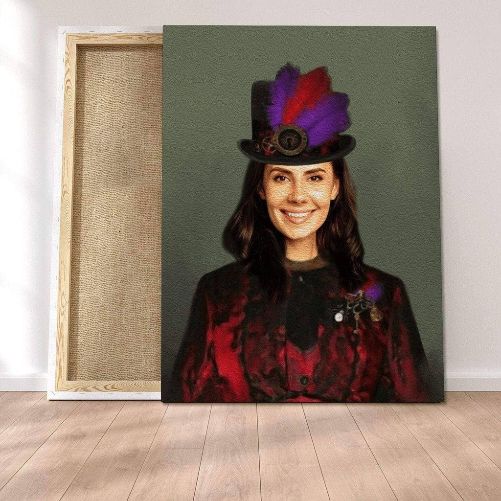 Pablos Tableau Portrait Royal Princesse Rouge