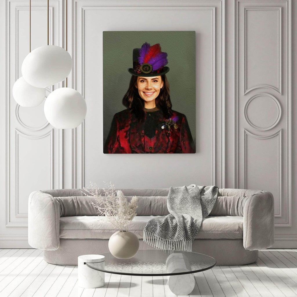 Pablos Tableau Portrait Royal Princesse Rouge