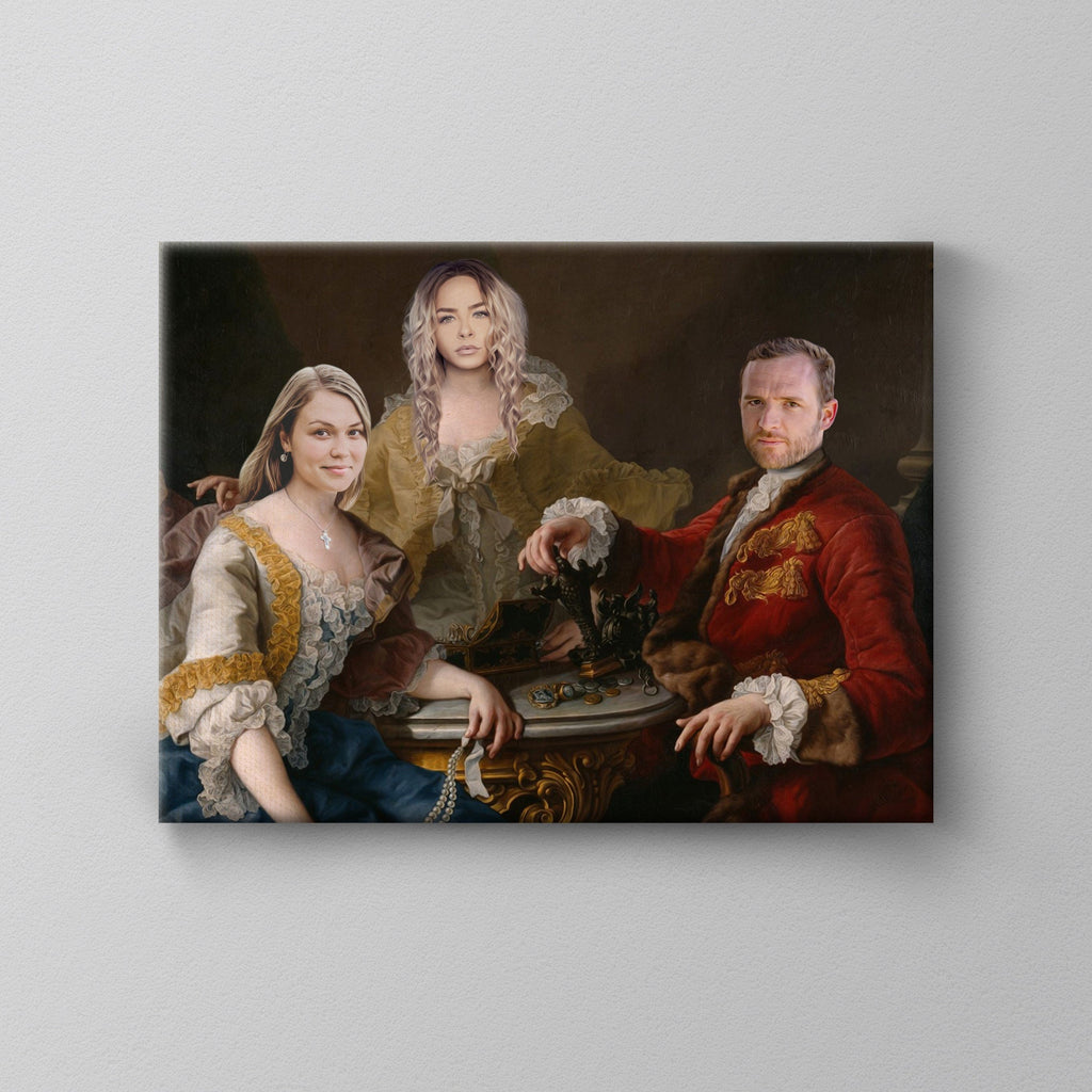 Pablos Tableau Portrait Royal Trois Personnes (Trio)