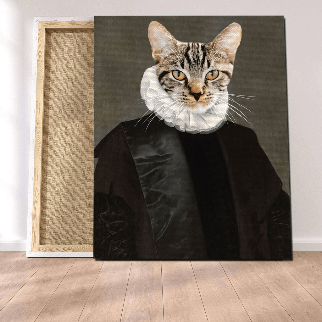 Portrait Chat Noble pablosco 20 x 30cm 